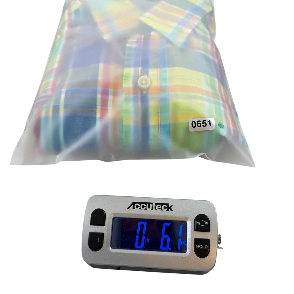 Ralph Lauren Mens Classic Fit Multicolor‎ Plaid Cotton Button Down Shirt Small